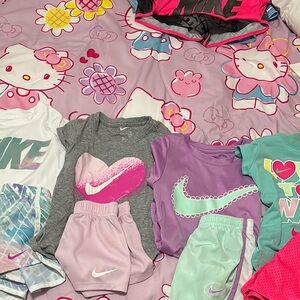 Nike Kids' Colorful Graphic T-Shirt and Shorts Set